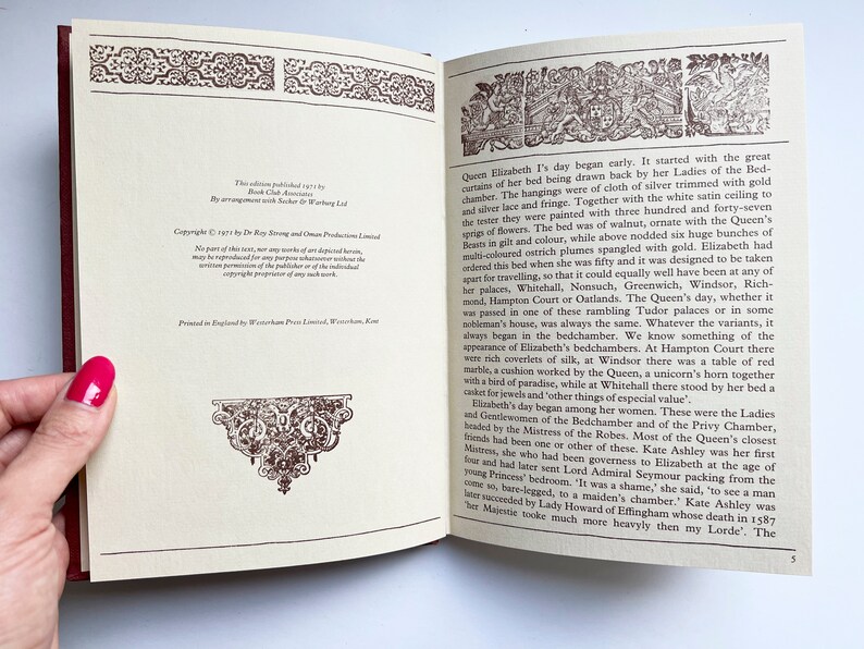 Elizabeth R by Roy Strong & Julia Trevelyan Oman Elizabeth 1 - Etsy