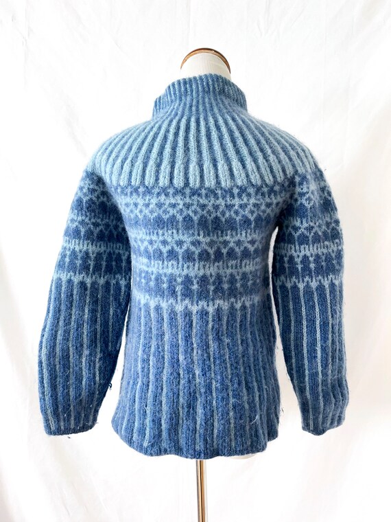 Original Vintage 1950s Danish Wool Sweater, Hand Knit… - Gem