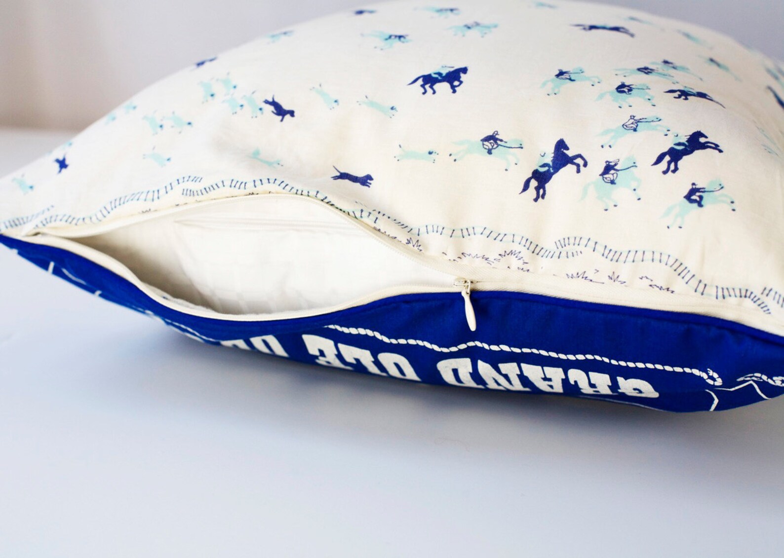 Vintage Scarf Pillow Cover Grand Ole Opry & Horses Etsy