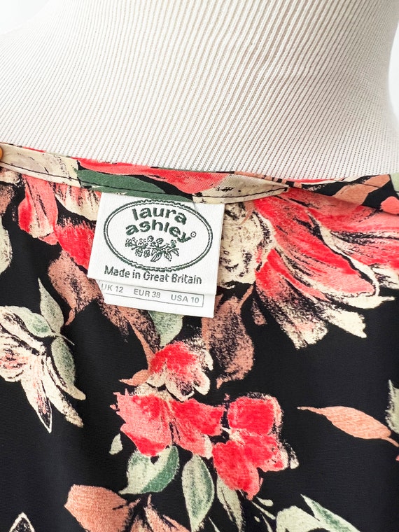 vintage laura ashley dress floral cottagecore dre… - image 7