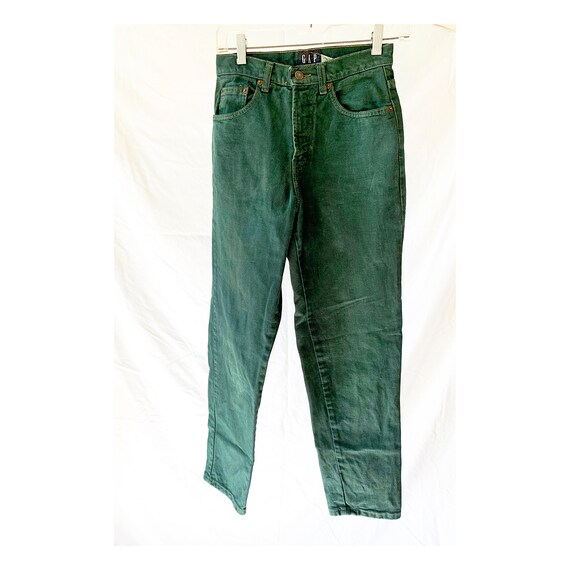 dark green mom jeans