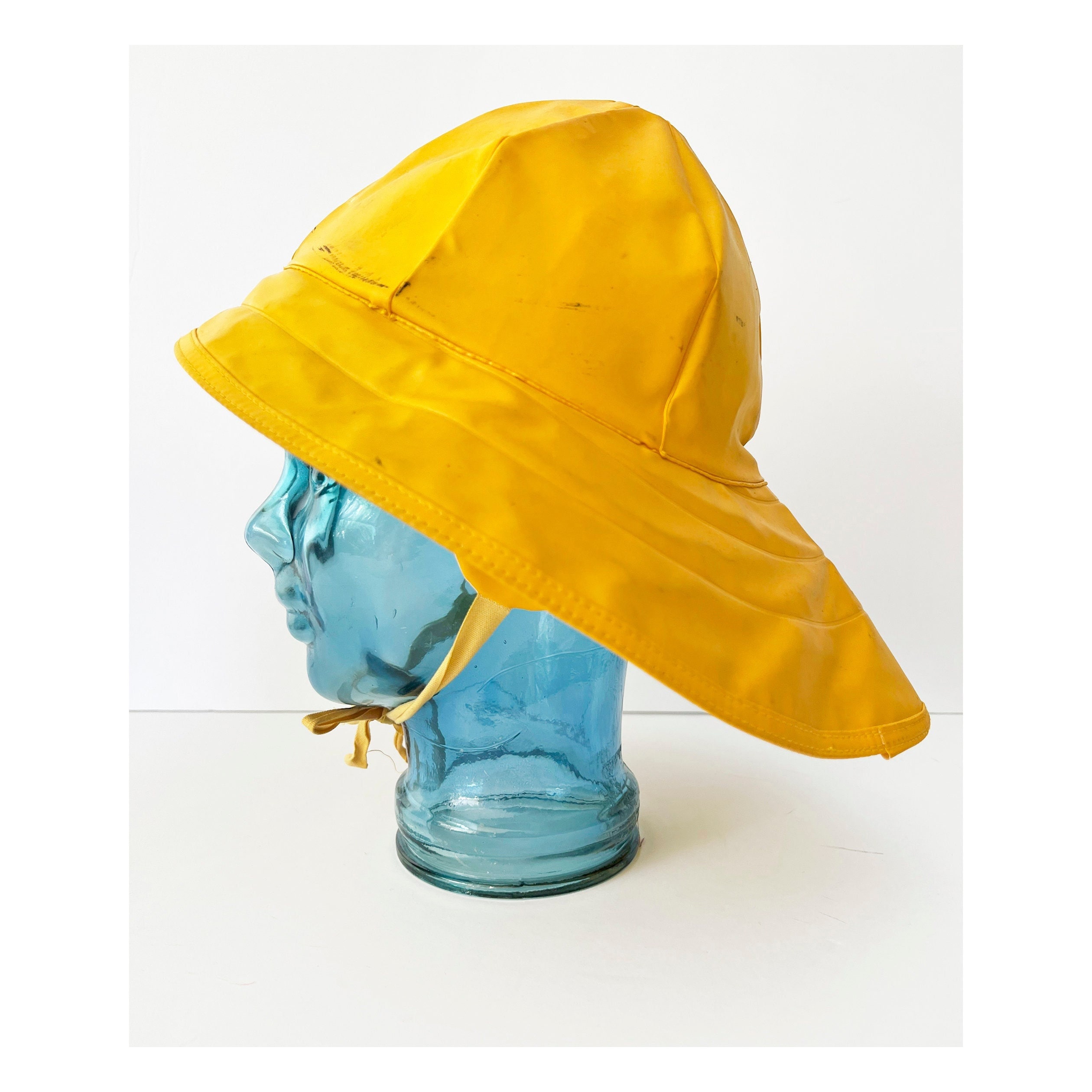 Vintage Rain Hat by Helly Hansen Made in Portugal fisherman Sailor style