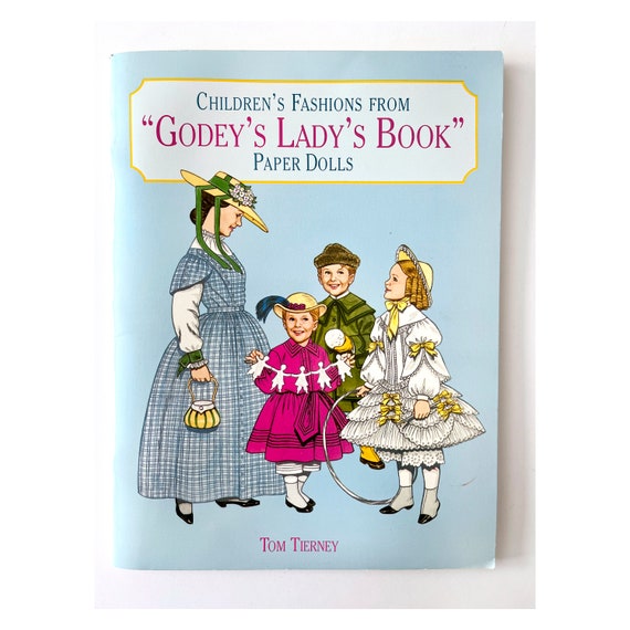 Vintage Paper Doll Book Children's Fashions From - Etsy