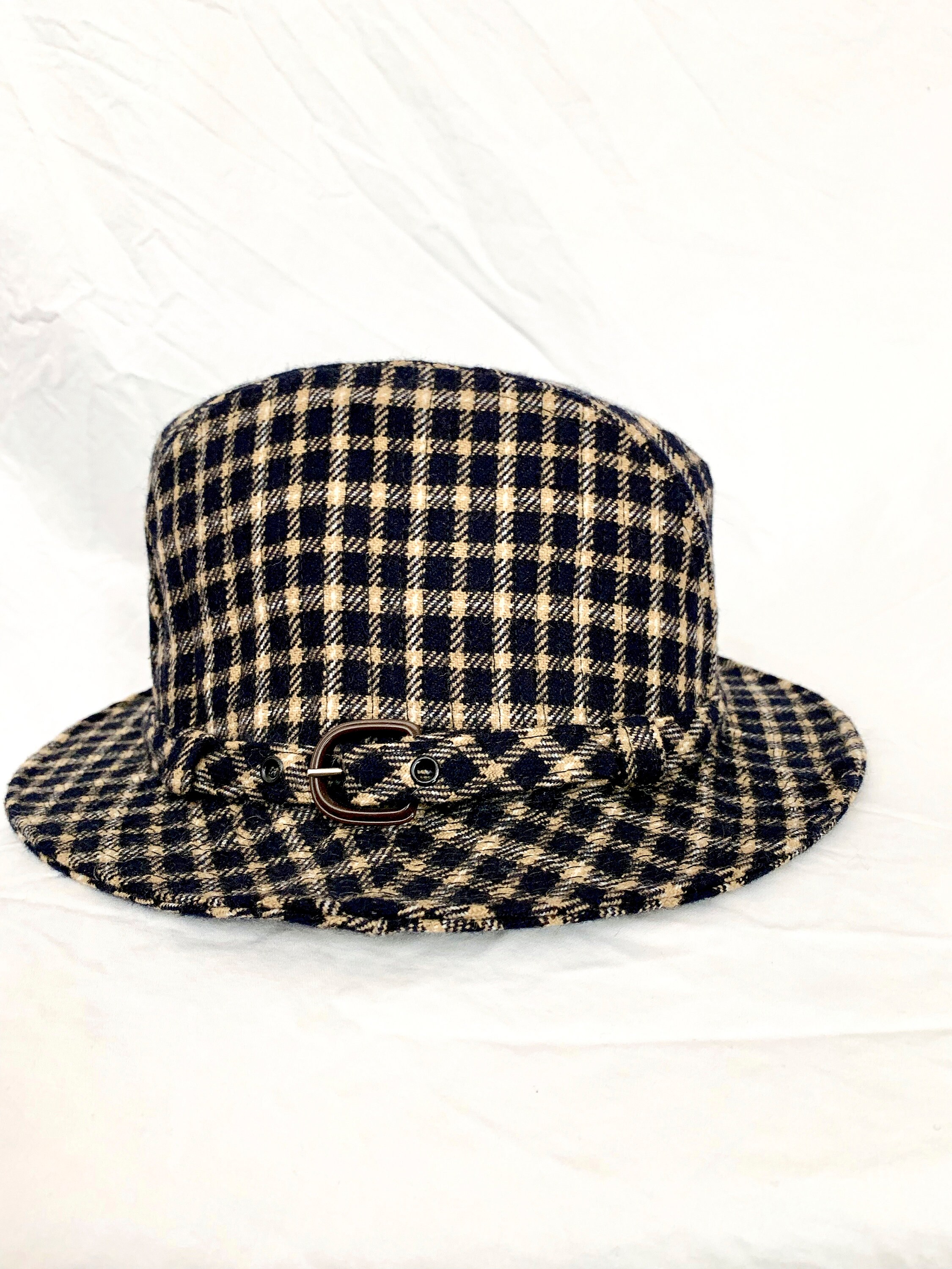 mens plaid hat