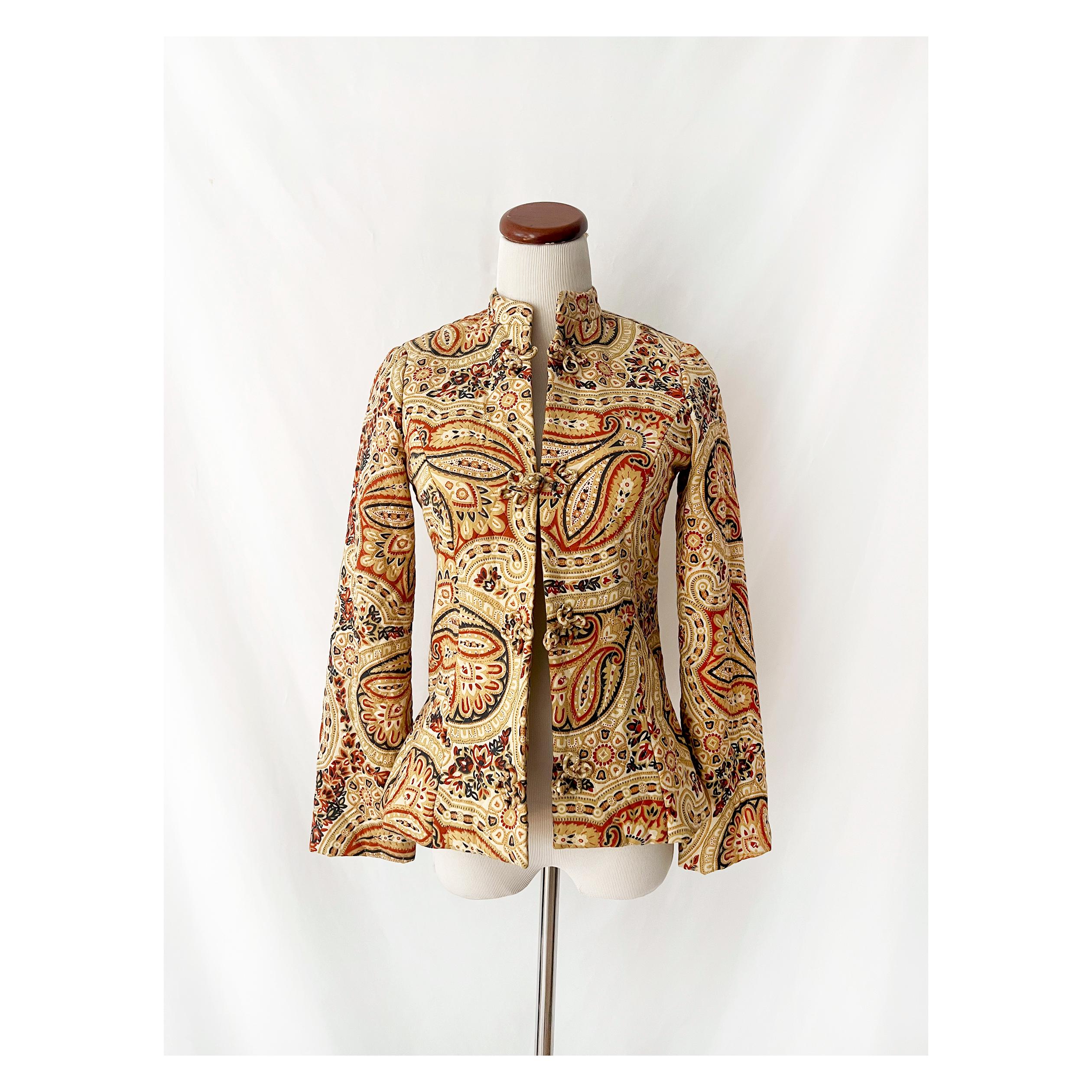 70s Paisley Jacket - Etsy