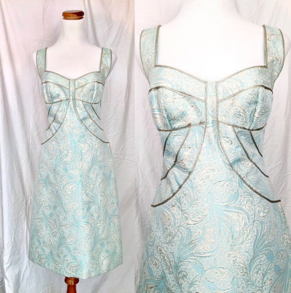 aquamarine cocktail dress