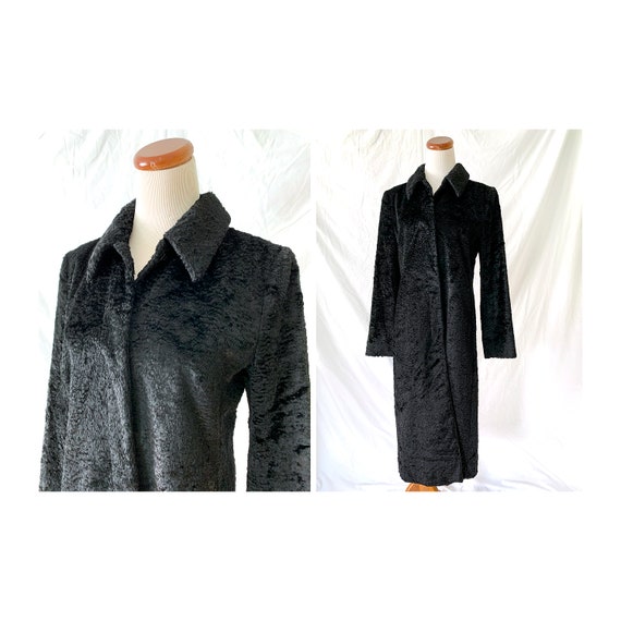 Vintage Black Coat. Classic Top Coat. Country Road