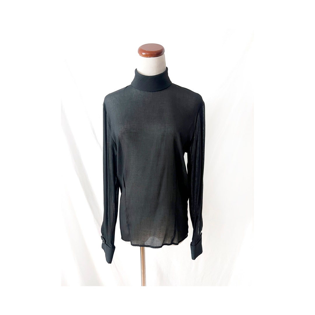 Jones New York Silk Sleeveless Sheer Top Size 14