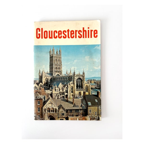 1970 Gloucestershire Vintage travel Book, Gloucestershire county UK England Photos and History