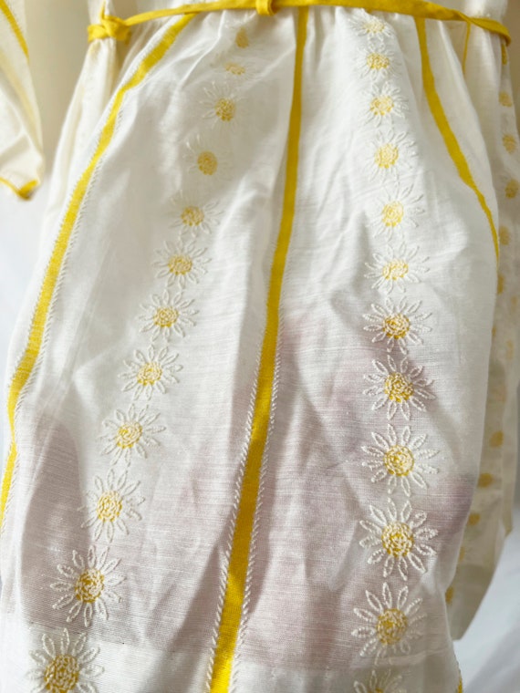 5T vintage 1960s daisy dress little miss brent si… - image 7