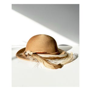 Vintage Brown Bowler Hat - Etsy display picture 2