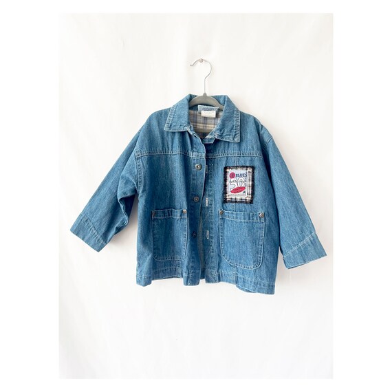 2t vintage sf blues denim jacket  chore coat - image 1