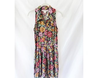Vintage Floral Jumpsuit by Ann Taylor Studio Size 4