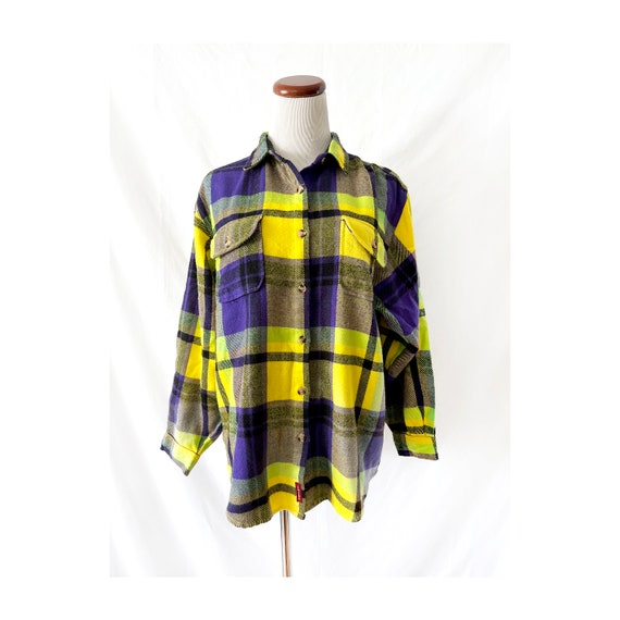 Neon plaid shirt Clearance
