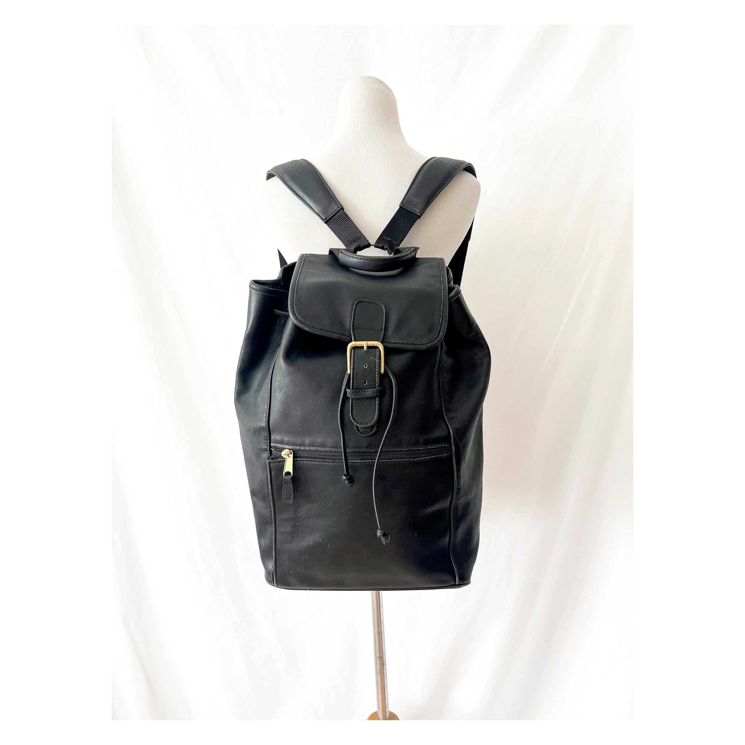 Vintage Coach Backpack / Black Leather - Etsy Vintage Coach Backpack / Black Leather - Etsy