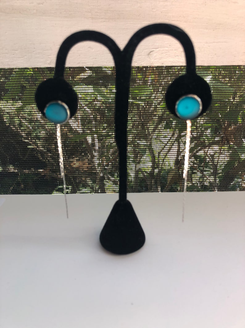 Best Selling Items Beach Glass Earrings Gift under 25 Aquamarine Blue Cultured Dangly Sea Glass Earrings Best Friend Gift Sea Glass