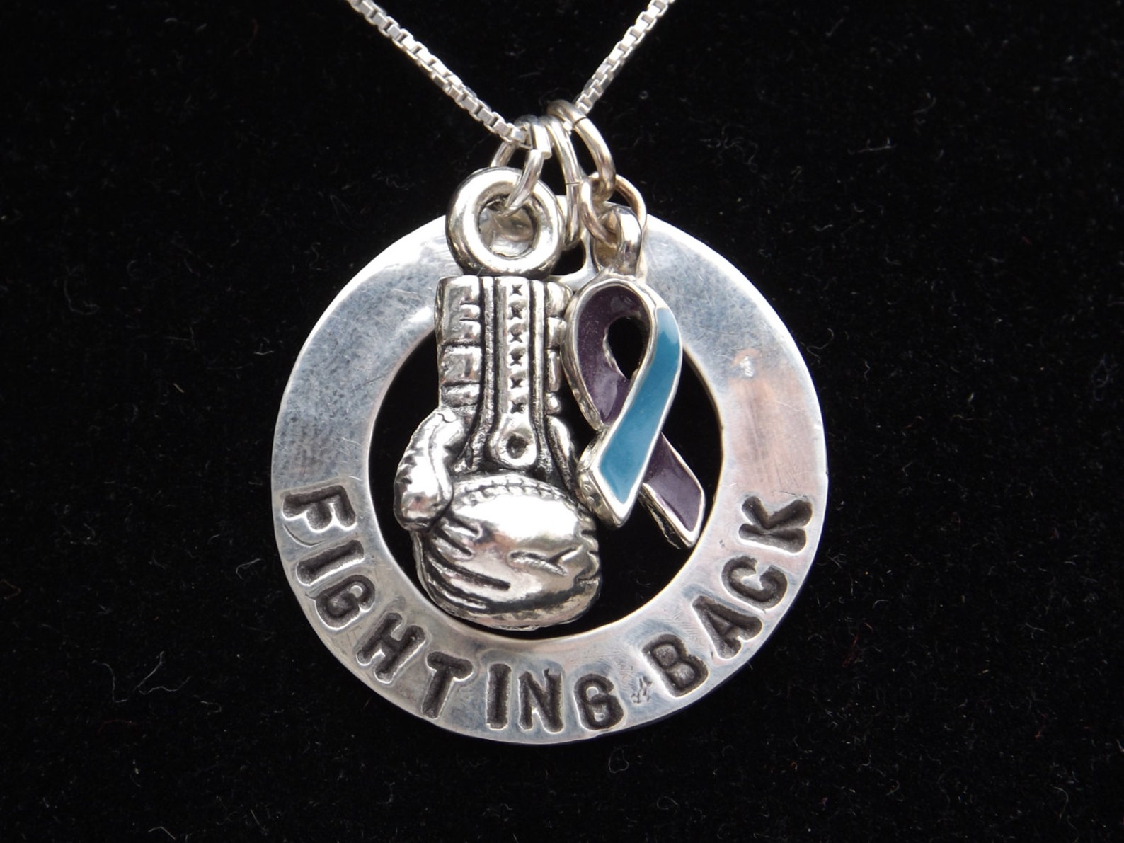 Fighting Back against Rheumatoid Arthritis necklace Etsy