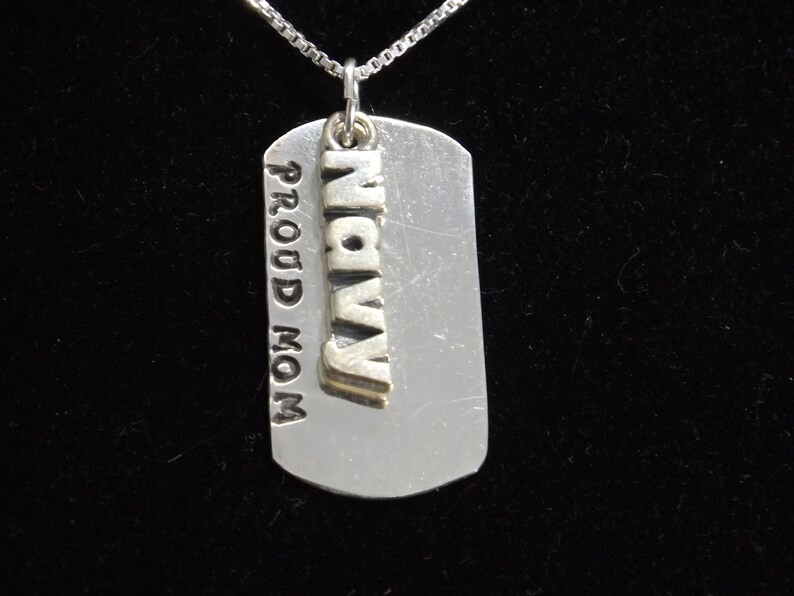 proud navy mom necklace