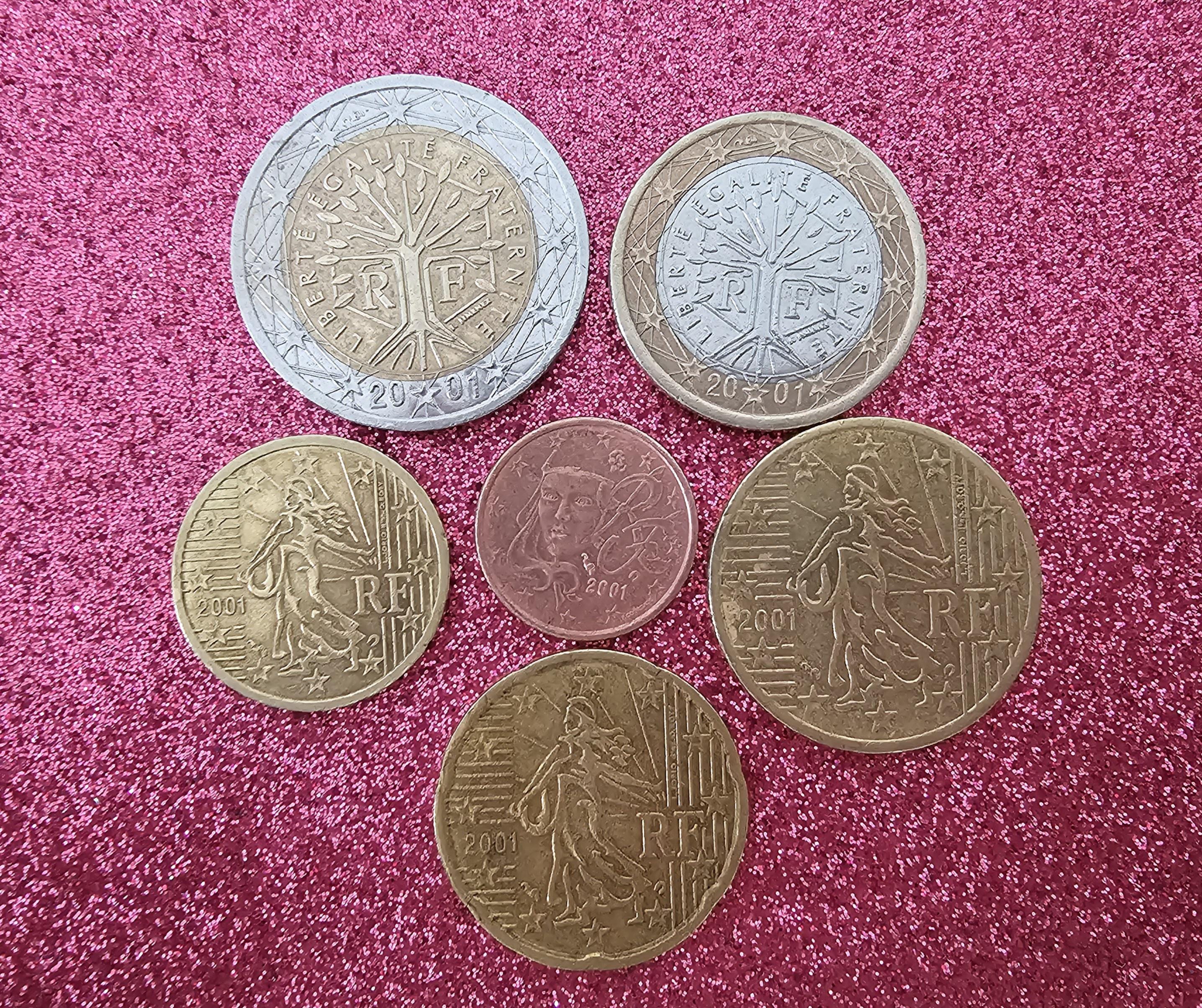 ◆Euro Program 2001 ◆欧州旧紙幣・硬貨コレクション12ヵ国 1 Euro Coin 2001 - Etsy