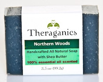 Northern Woods Cold Process Soap with Essential Oils