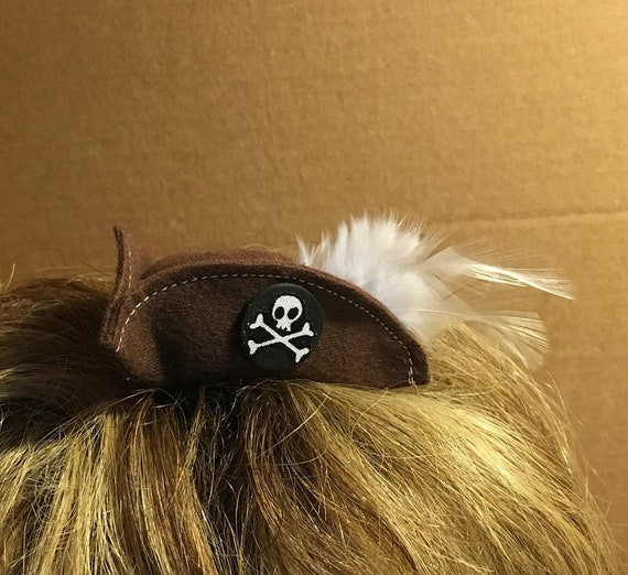 Pirate Mini Hat on Headband Pirate Mini Hat on Headband