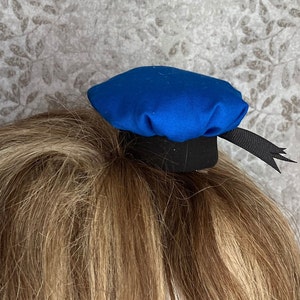 Donald sailor mini hat - blue British navel hat mini fascinator