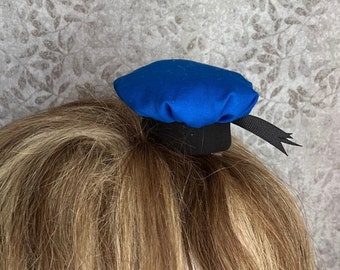 Donald sailor mini hat - blue British navel hat mini fascinator