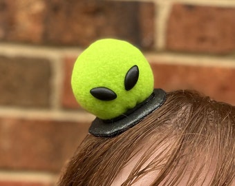 Alien Head Mini Fascinator - Space Visitor mini hat