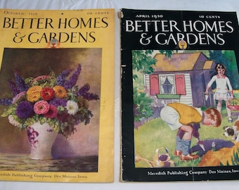 Better Homes & Gardens Magazine 1929 1930