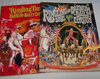 Ringling Bros Barnum Bailey Circus Program 1975 1974