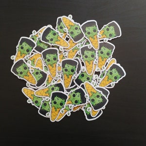 Frankie and Drac Kawaii Mini Cone Stickers image 2