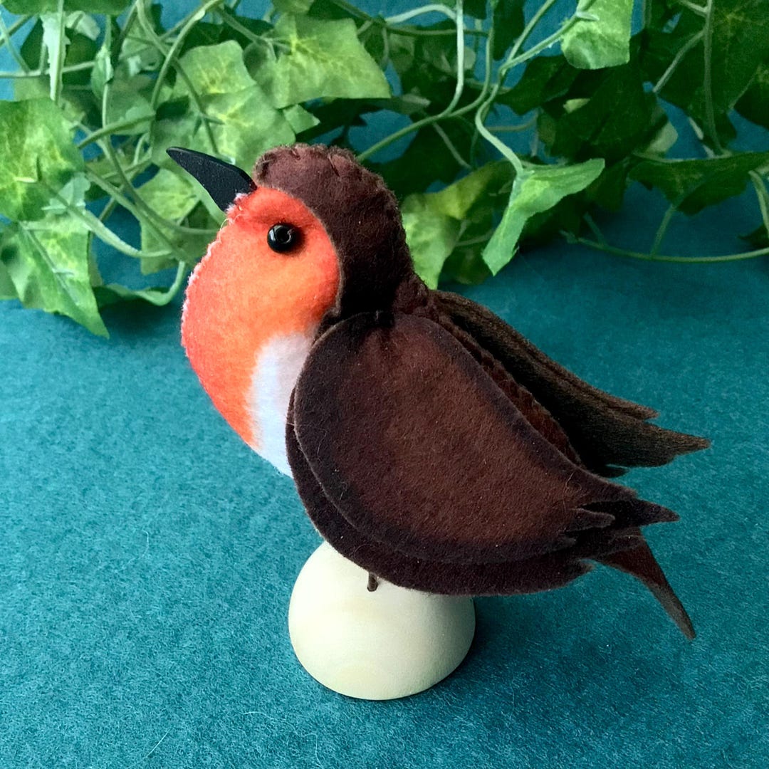 Felt Robin Sewing Craft Kit: DIY Woodland Christmas Ornaments - Etsy