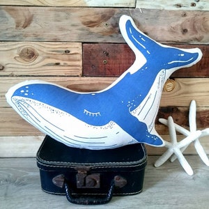 Craft Kit Sew your own Whale cushion / Plushie / tea towel Sewing kit gift stocking filler. image 5