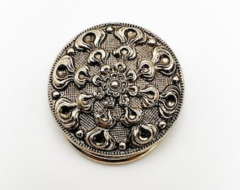 Broche Ancienne Pince à Foulard Française - Métal, Vintage - Occasion Rare