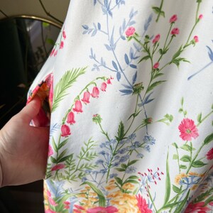 Vintage Floral Muumuu Floor Length Dress image 5