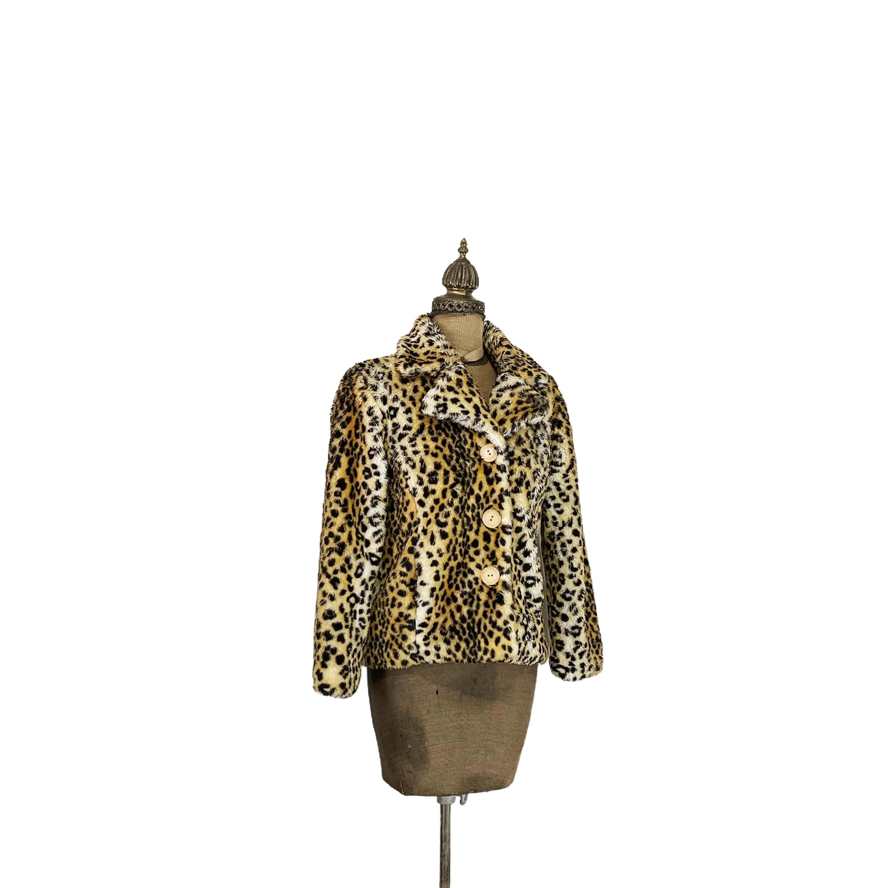 Y2k Leopard Jacket - Etsy