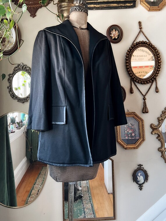 Vintage 1960s Black Lilli Ann Blazer Jacket - image 4