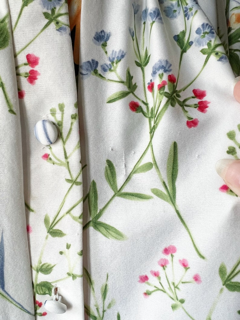 Vintage Floral Muumuu Floor Length Dress image 4