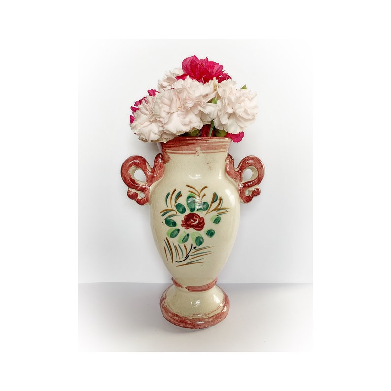 Vintage Ceramic Flower Vase Etsy