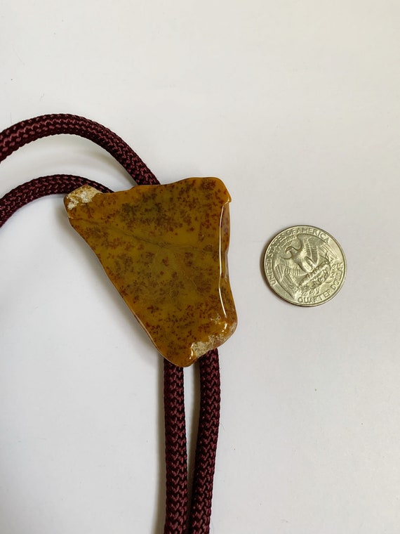 Vintage Dendritic Agate Bolo Tie - image 5