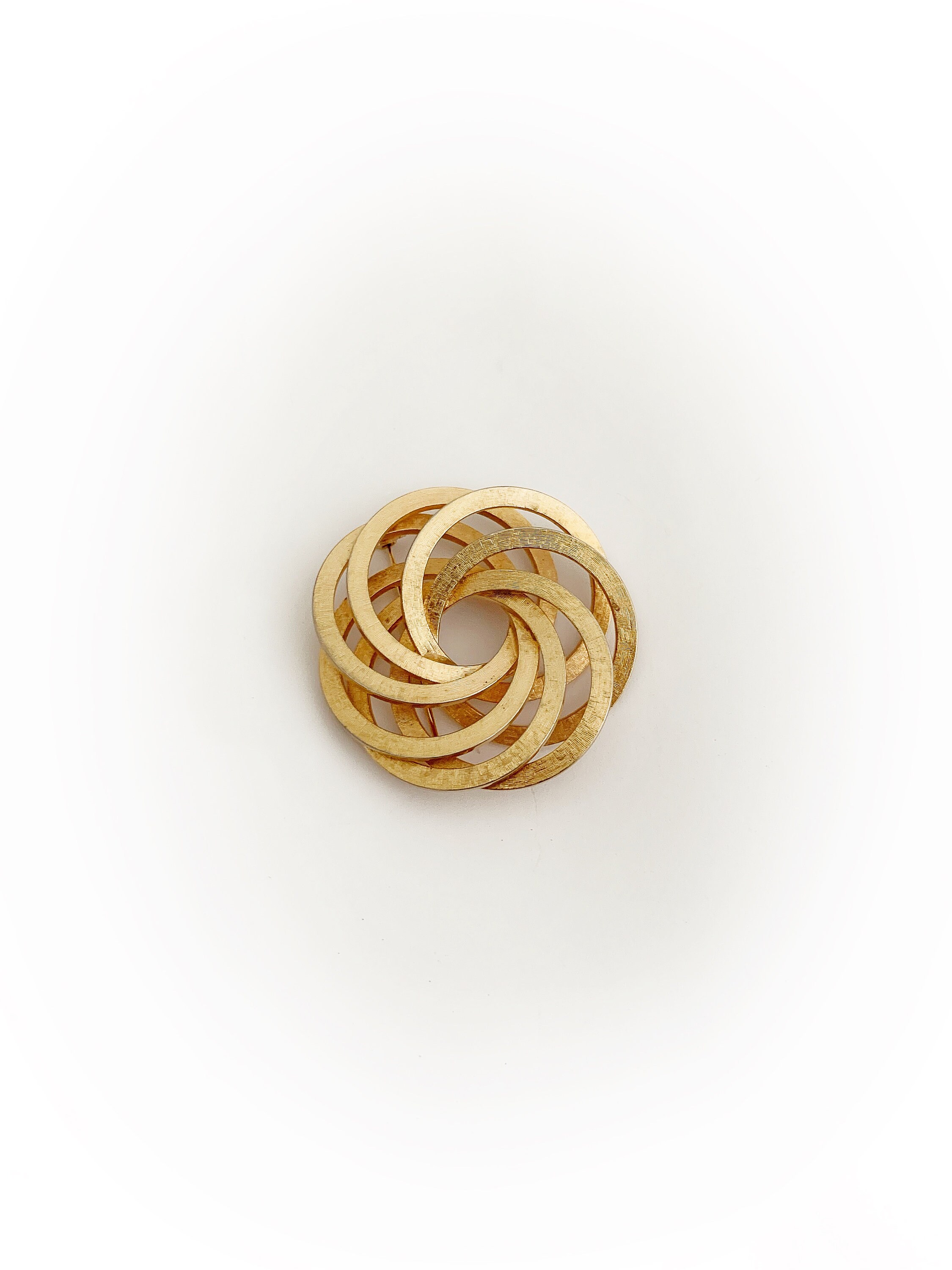 18k GOLD Overly ブローチUSAヴィンテージ 18k GOLD Overly ブローチUSAヴィンテージ