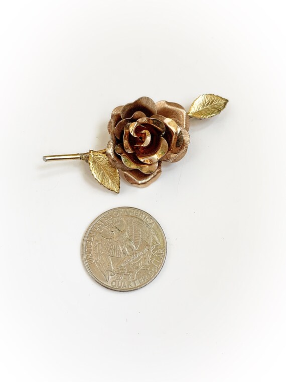 Vintage Krementz Rose Brooch Etsy Australia
