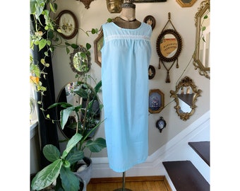 Vintage Katz  Light Blue Nightgown Medium