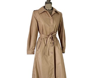 Vintage NOS Black Fleurette Cashmere and Wool Floor Length Coat