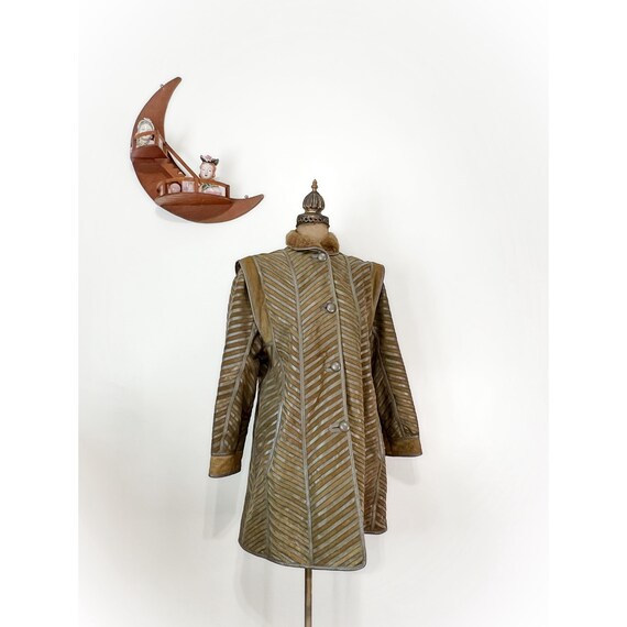 Chevron teddy coat best sale