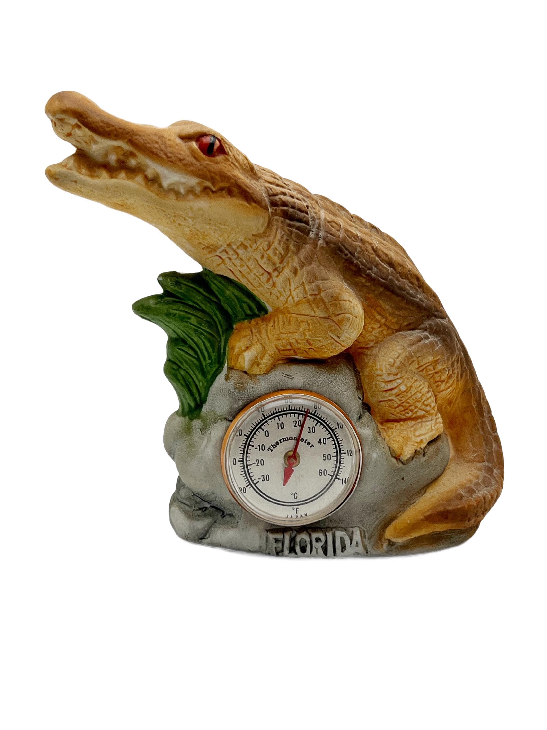 Vintage Florida Souvenir Alligator Thermometer - Etsy
