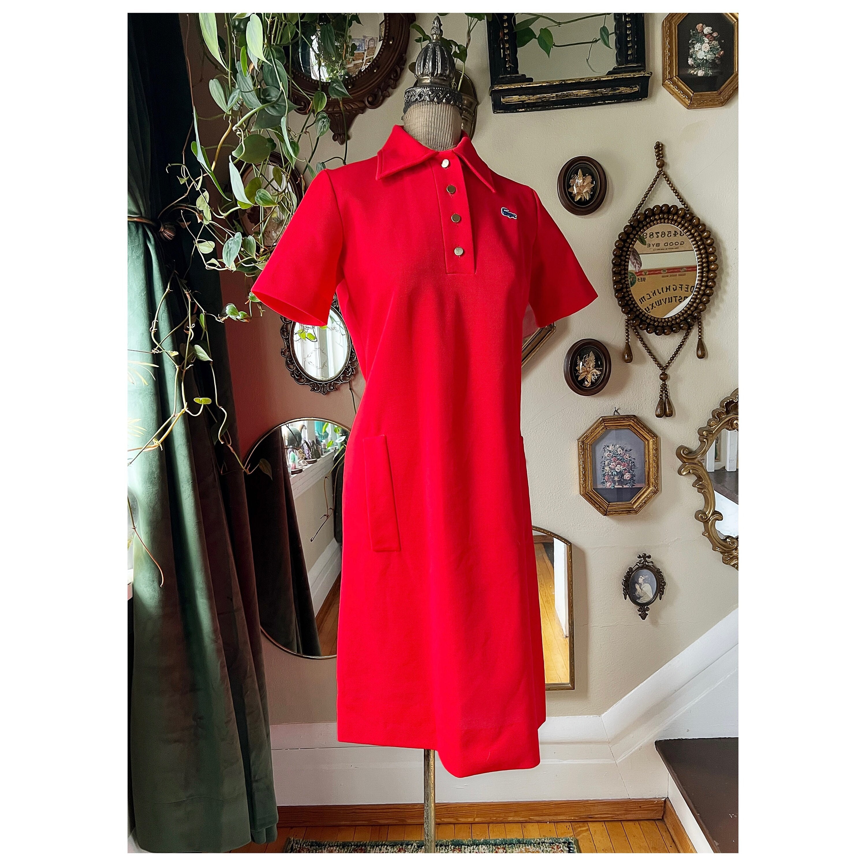 Vintage lacoste polo dress Clearance