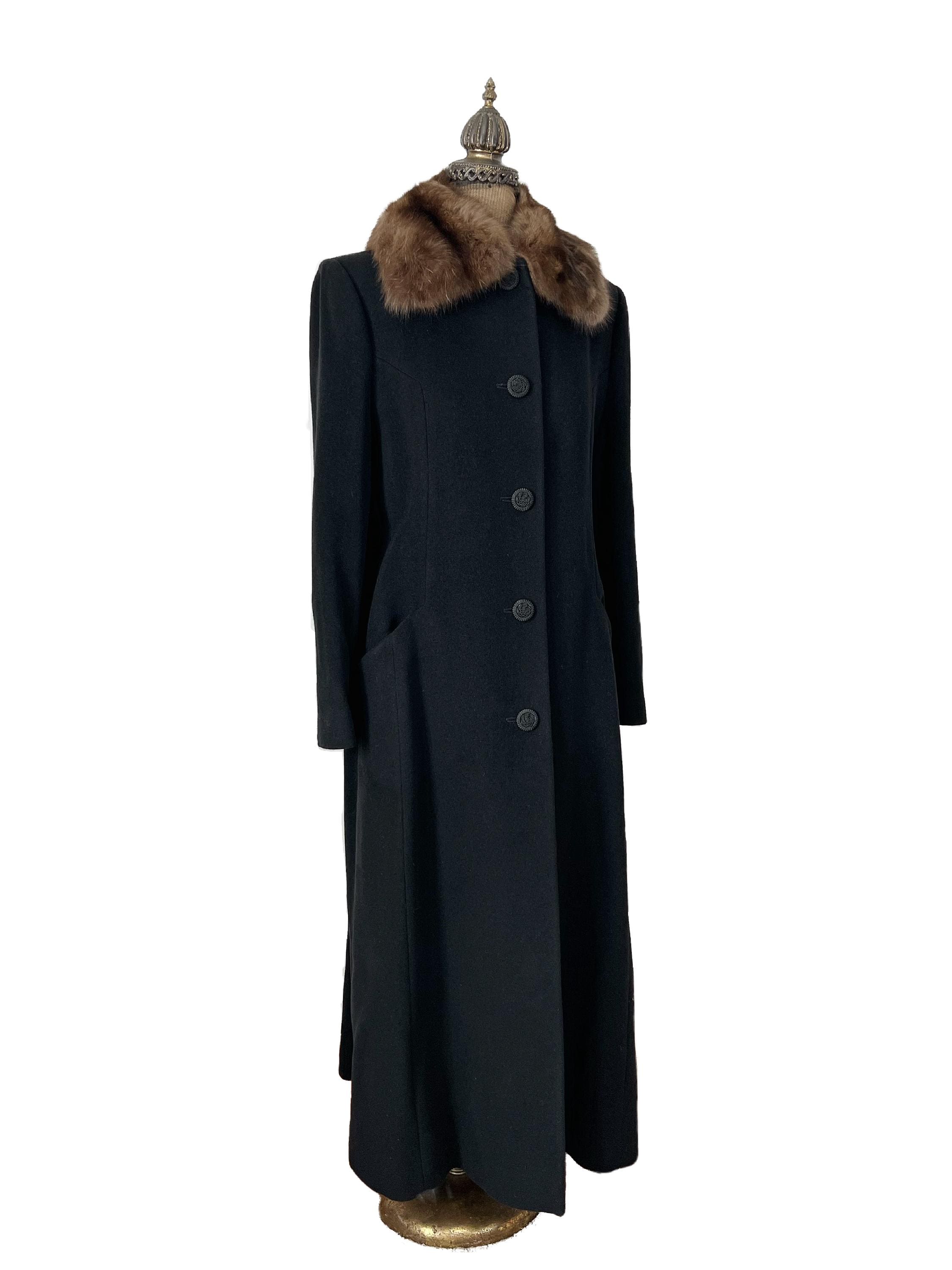 【たろう様】ロングコート アンヌマリーベレッタ ベルト付 80〜90s 1982s Anne Marie Beretta, light beige shearling coat with big