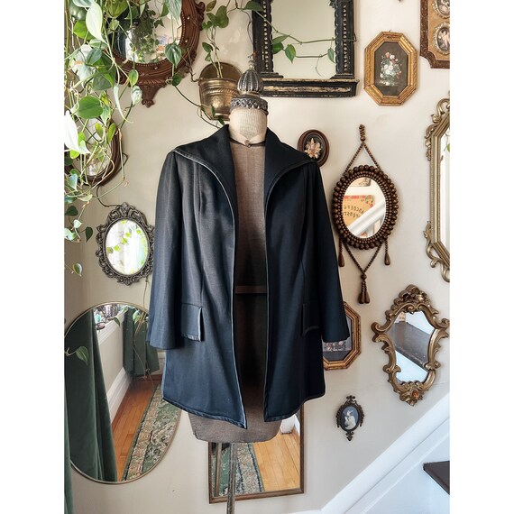 Vintage 1960s Black Lilli Ann Blazer Jacket - image 1