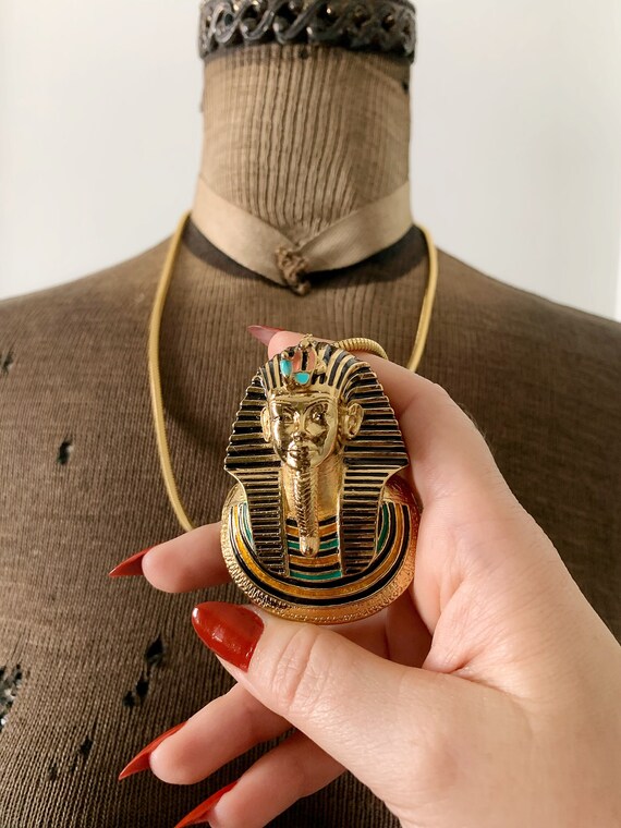 Vintage Eisenberg Pharaoh Pendant Snake 